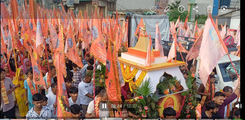 1,100-Metre Flag Yatra at Pali Dham on Nirjala Ekadashi Sets Stage for World Record Bid