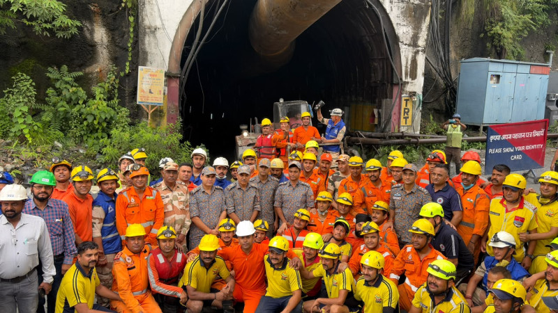 THDC Tunnel Rescue Operation Concludes After 117 Hours; 12 Workers Rescued, 10 Dead