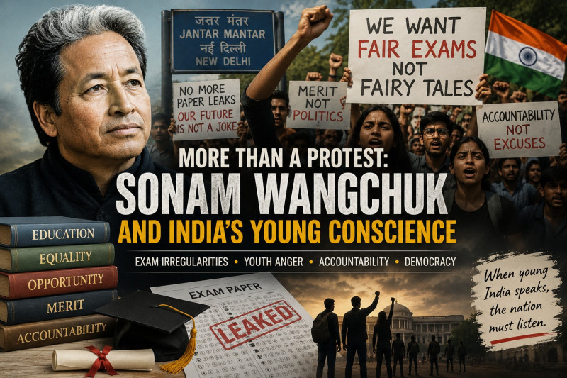 The “Z” Perspective - More Than a Protest: Sonam Wangchuk and India’s Young Conscience