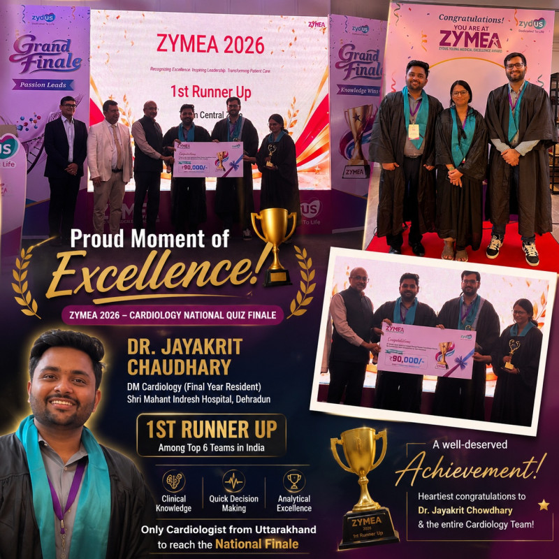 Dr. Jayakrit of Mahant Indresh Hospital Brings National Honour to Uttarakhand