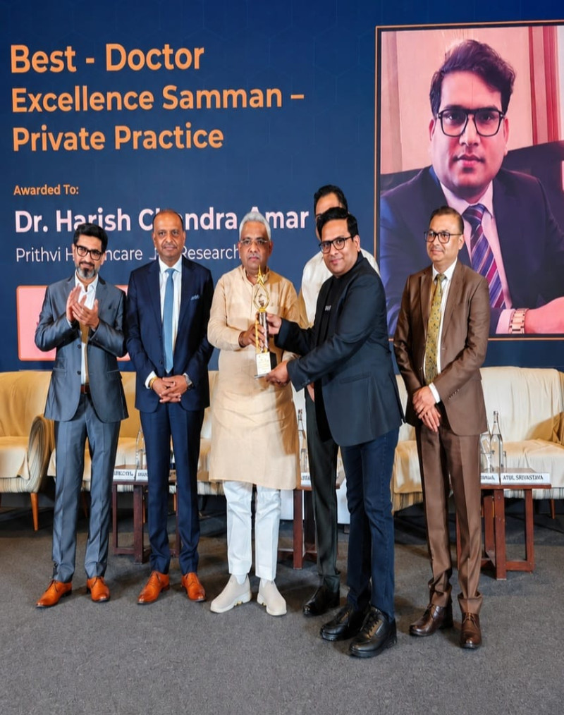 Dr. Harish Chandra Tomar Receives “Best Doctor Award (Private Sector)” in Dehradun