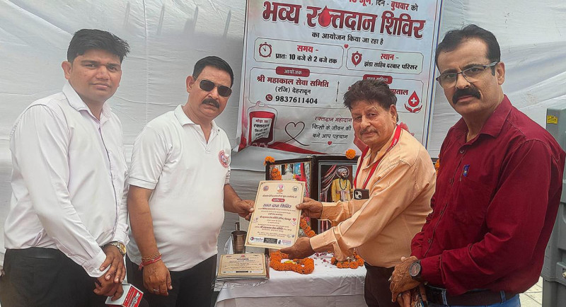A Life Dedicated to Saving Lives: Dr. Anil Verma Receives ‘Raktveer’ Award