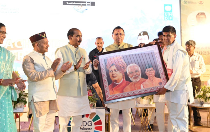Uttarakhand Tops SDG Rankings as CM Dhami Honours 32 Achievers in Almora