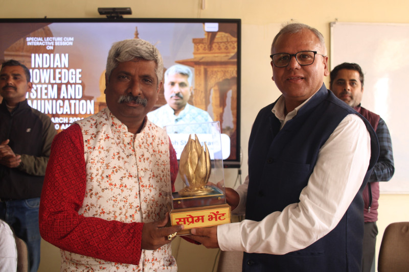 Traditional Indian Knowledge System Shapes Global Narratives-Prof. Srivastava