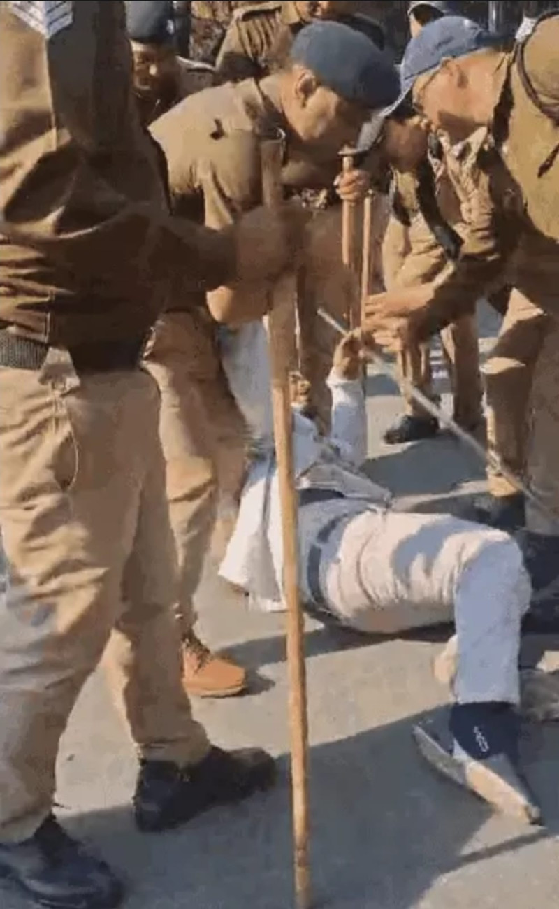 Nursing Candidates on 45-Day Sit-In March to CM’s Residence, Mass Head-Shaving Protest