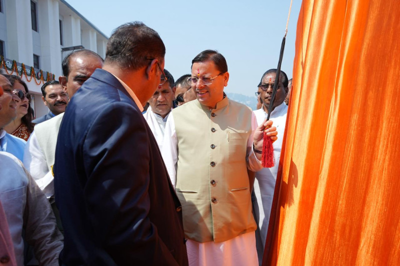 CM Dhami Unveils Development Projects Worth ₹138 Crore in Almora